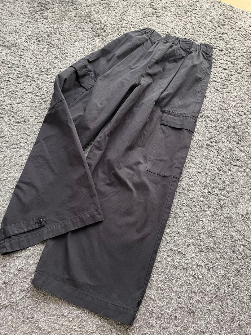 【完売品】かぐれ　ユーティリティイージーパンツ　2025春夏　ブラック