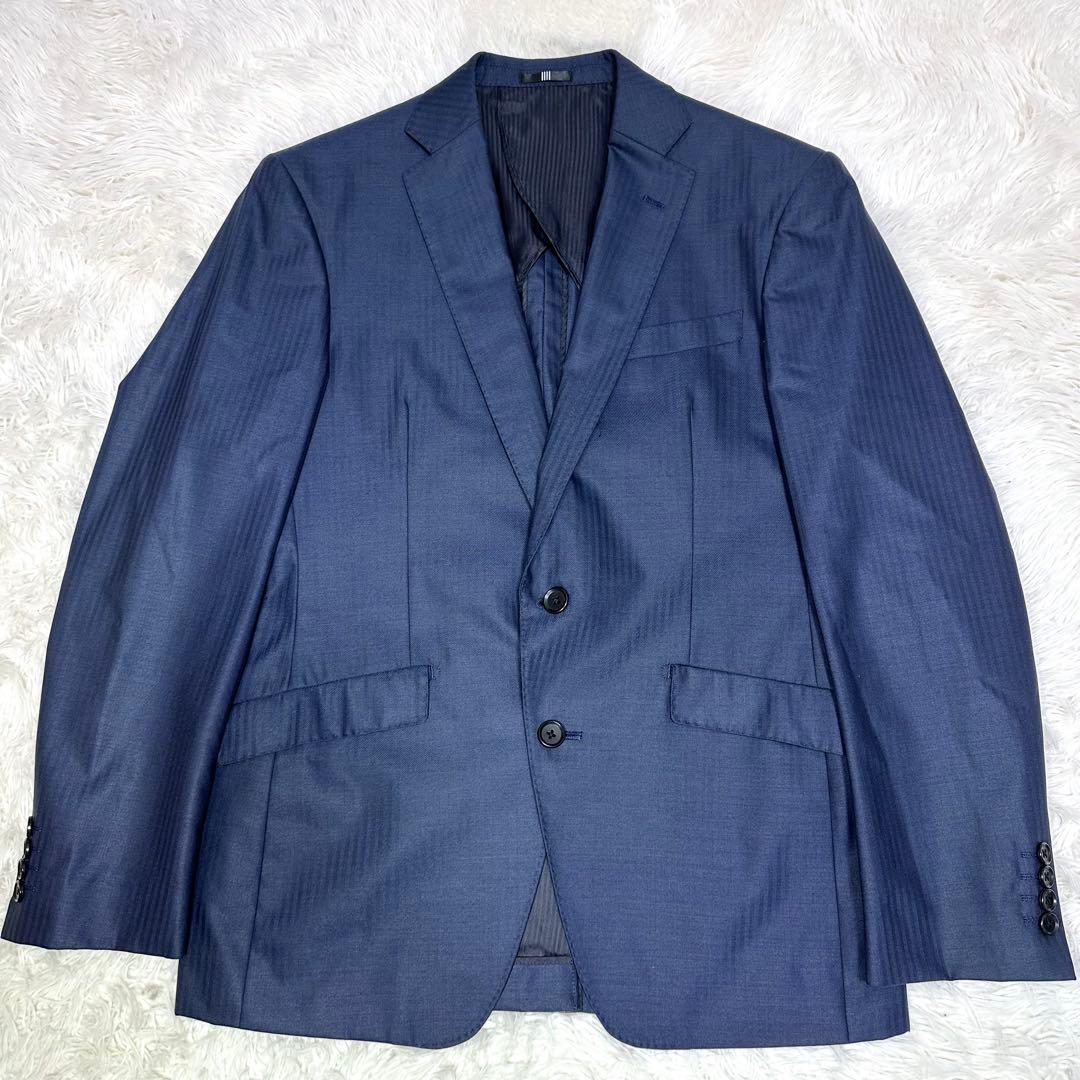 【3ピース✨】スーツセレクト ビジネススーツ セットアップ 紺 A5 フォーマル