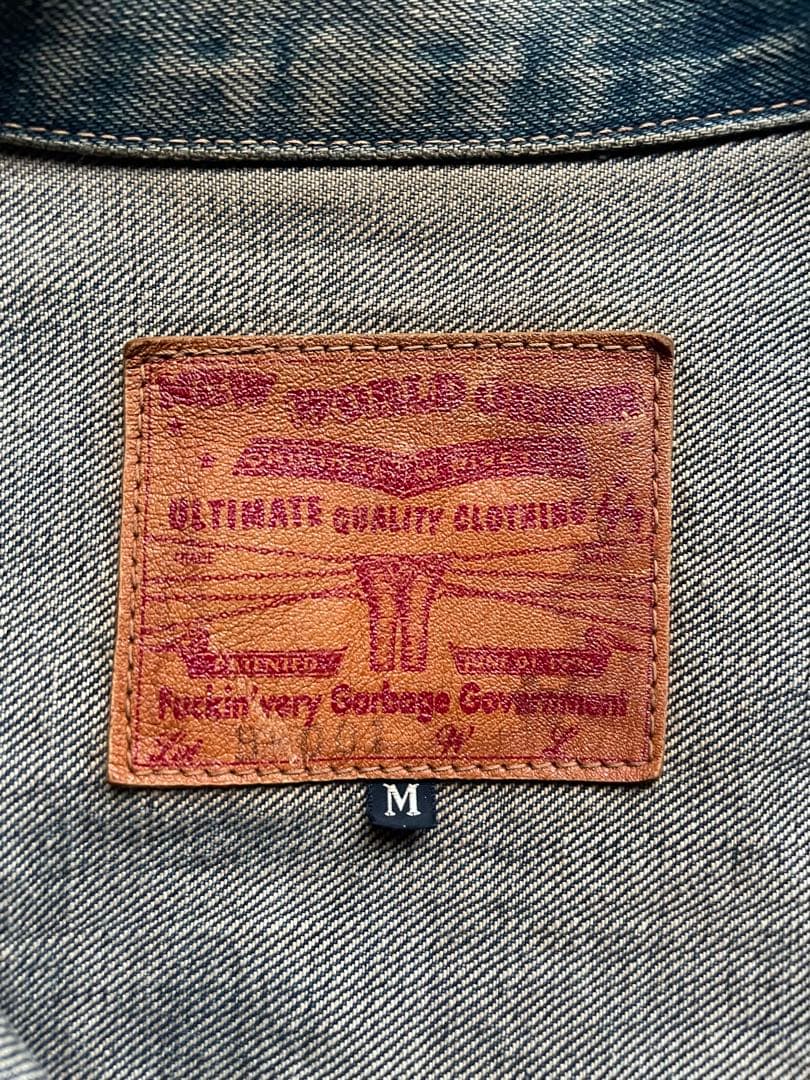 ニューワールドオーダーNEW WORLD ORDER デニムジャケット Ｇジャン