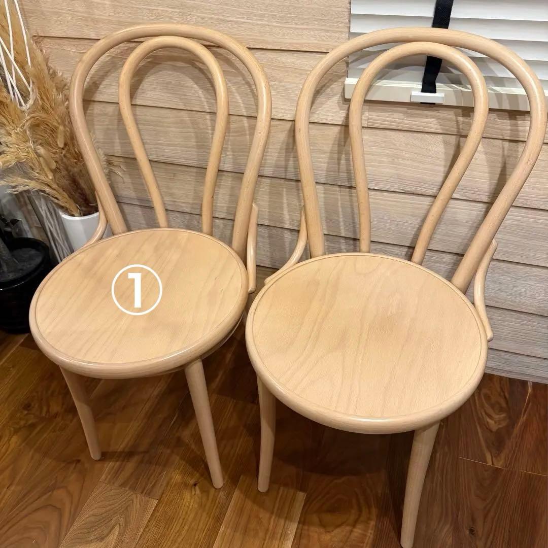 ①【美品】曲げ木ダイニングチェア TON チェコ トーネット