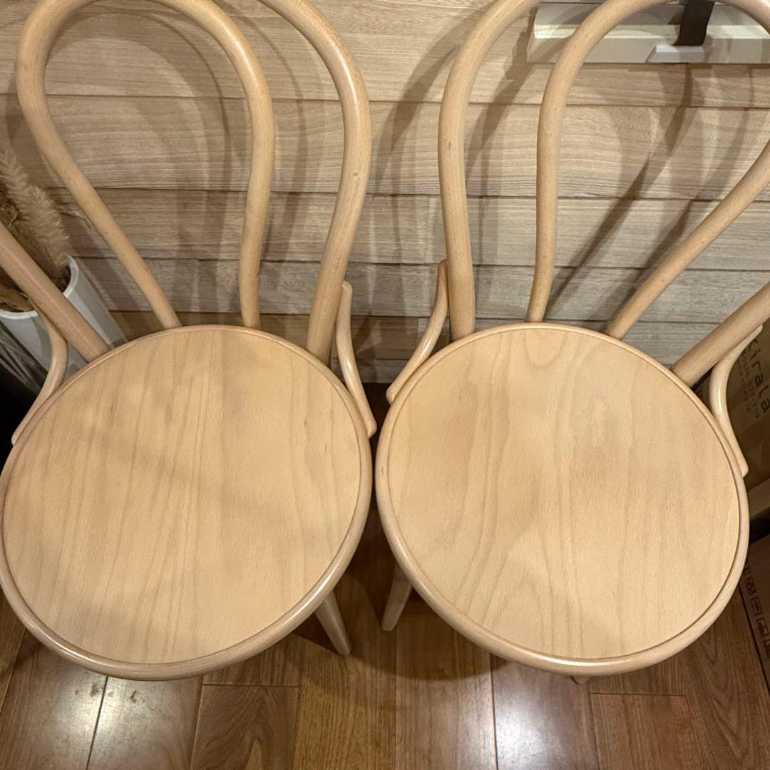 ①【美品】曲げ木ダイニングチェア TON チェコ トーネット