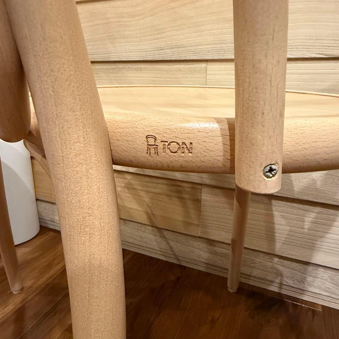 ①【美品】曲げ木ダイニングチェア TON チェコ トーネット