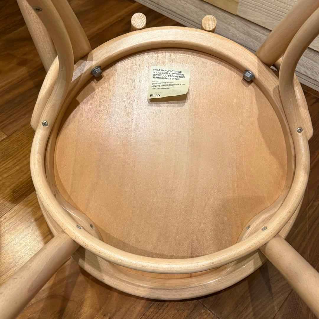 ①【美品】曲げ木ダイニングチェア TON チェコ トーネット