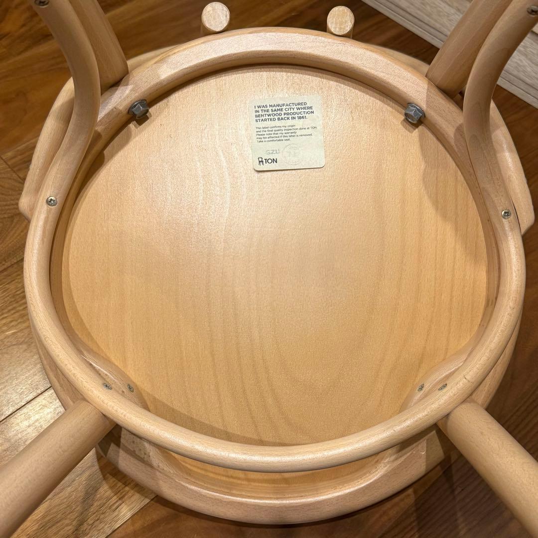 ①【美品】曲げ木ダイニングチェア TON チェコ トーネット