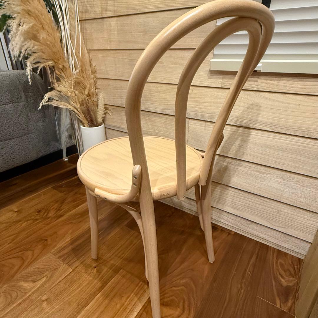 ①【美品】曲げ木ダイニングチェア TON チェコ トーネット