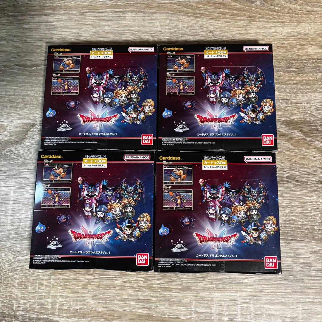 【未開封】カードダス　ドラゴンクエストVol.1　4BOX