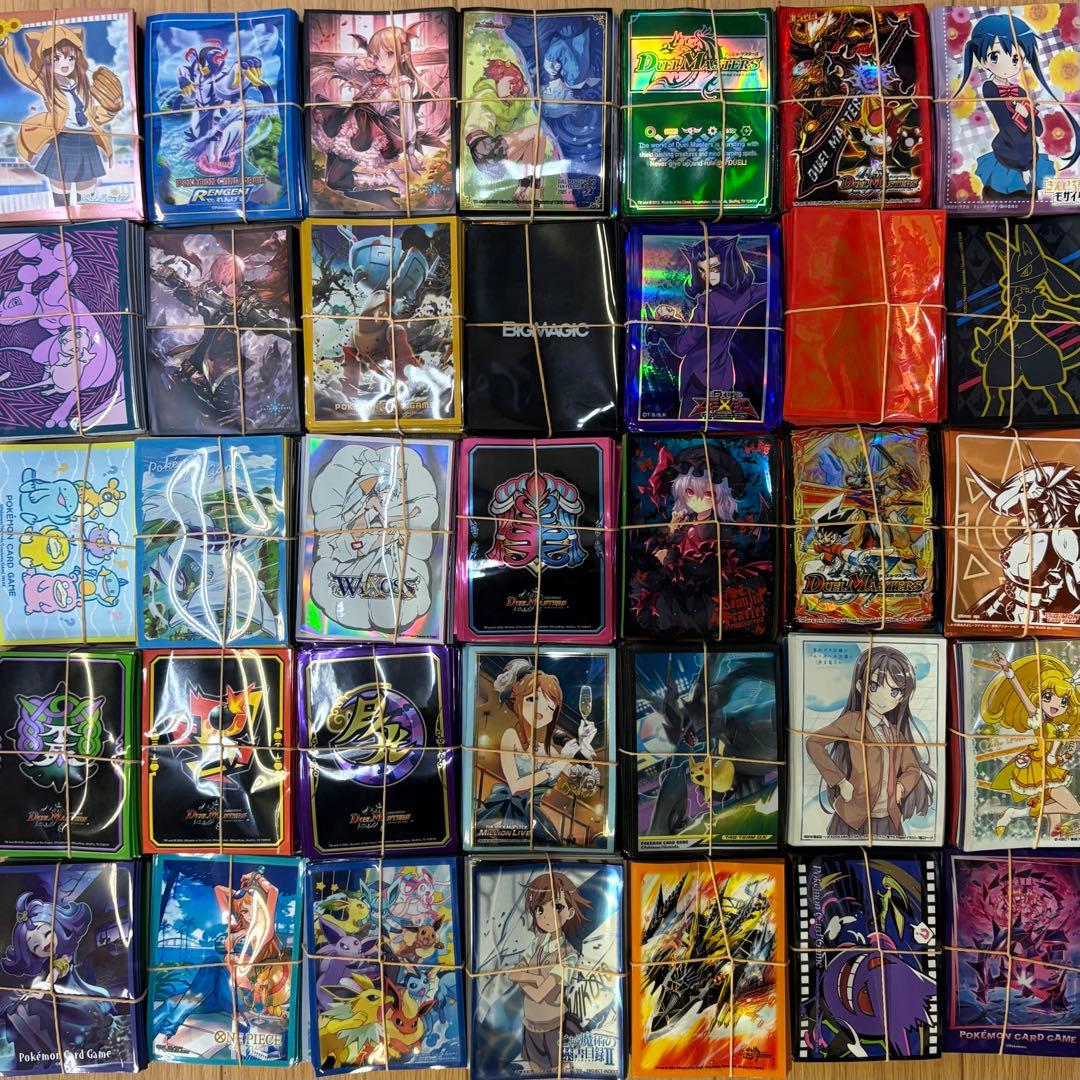 トレカスリーブ キャラスリーブのみ まとめ売り 100サイズ 約16kg