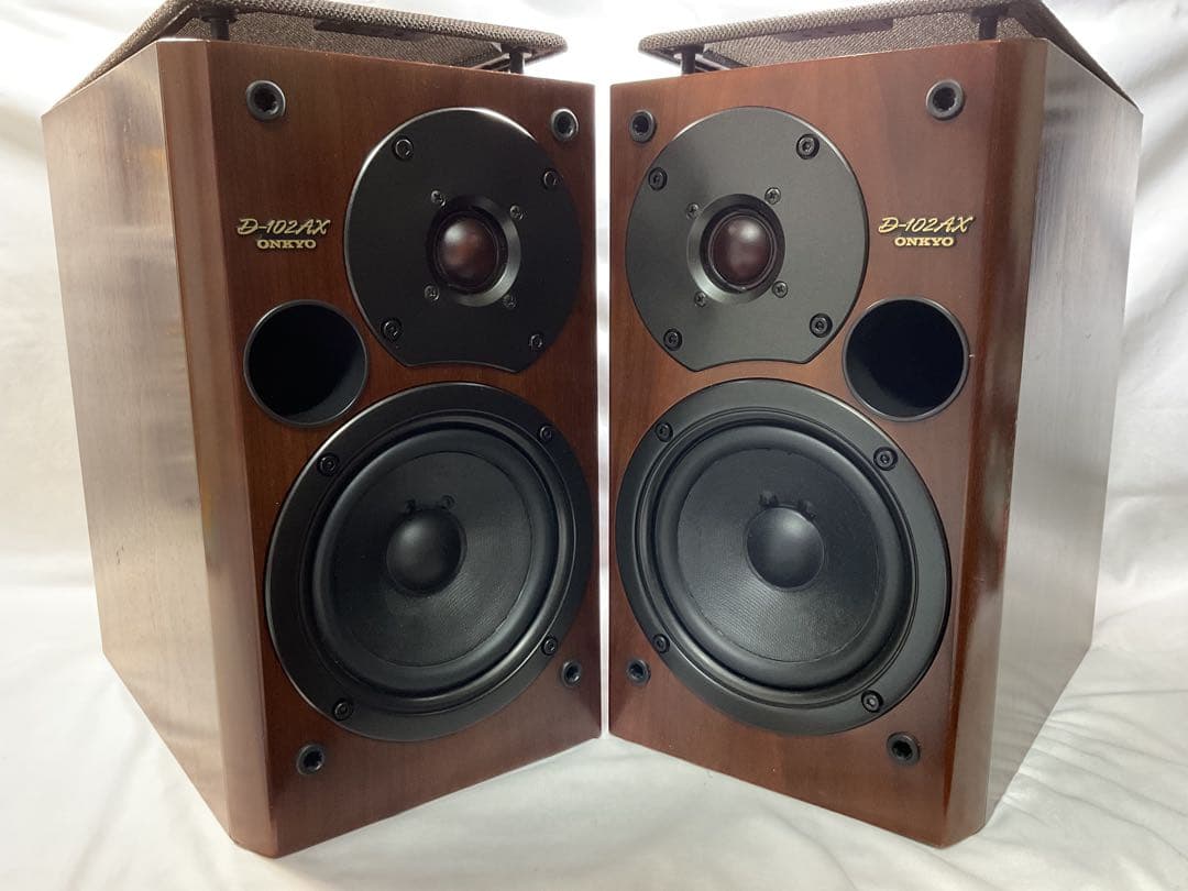 ONKYO D-102AX ブックシェルフ型スピーカー エッジ交換済み