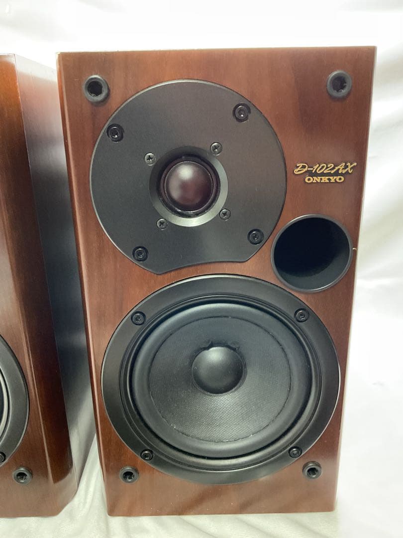 ONKYO D-102AX ブックシェルフ型スピーカー エッジ交換済み