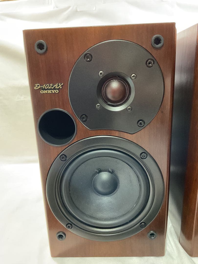 ONKYO D-102AX ブックシェルフ型スピーカー エッジ交換済み
