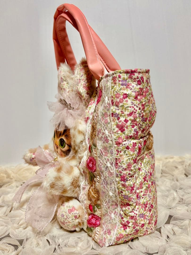 ❤️専用になります❤️コヤンイサムチョン　刺繍リボンパッチワーク トートバッグ