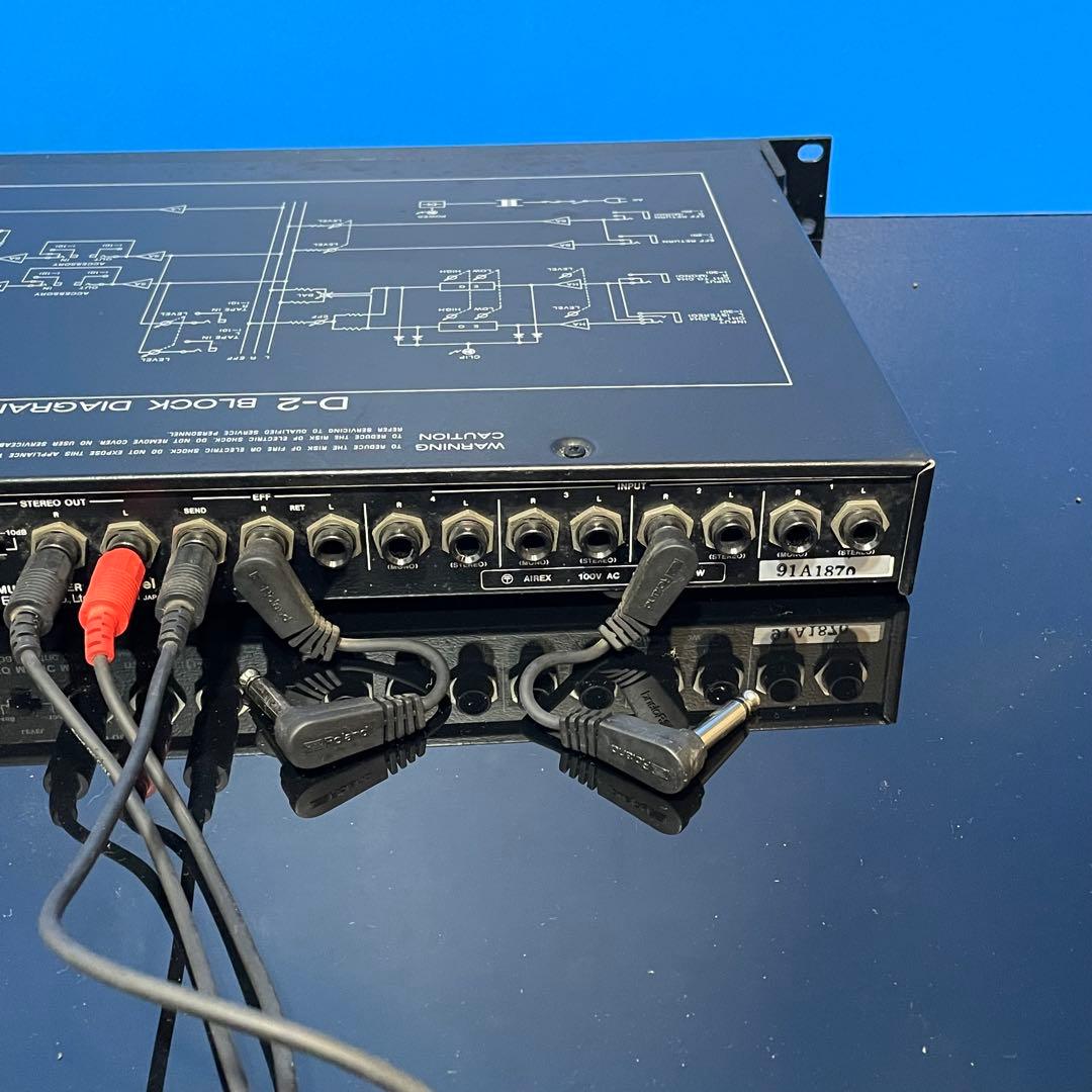 アンプ TOA ELECTRONIC STEREO MUSIC MIXER D D-2