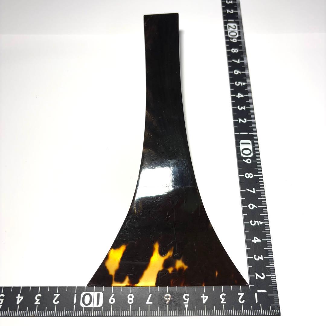 n*n様 本鼈甲 三味線撥 撥先約89mm 全長180mm 重量118g 高級天