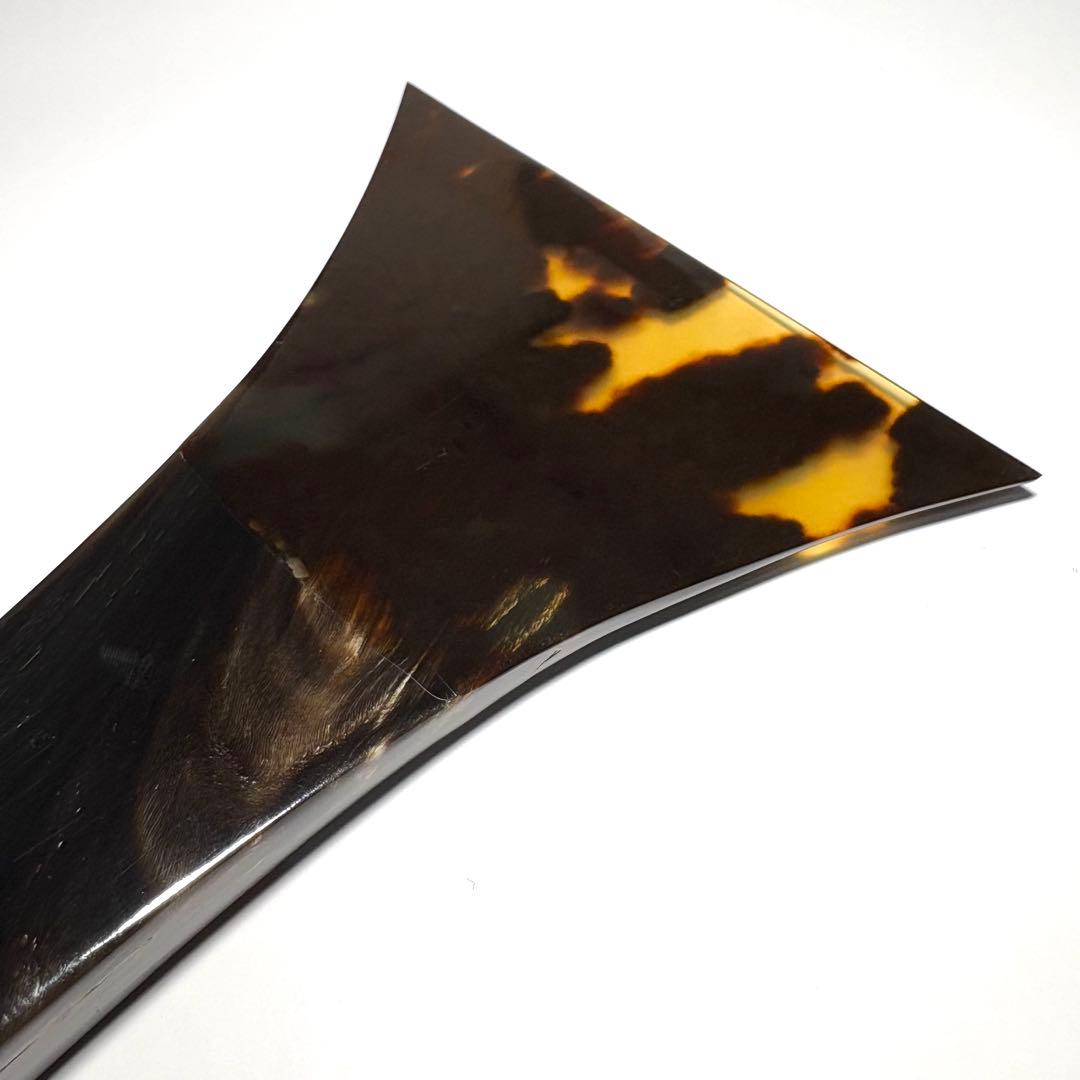 n*n様 本鼈甲 三味線撥 撥先約89mm 全長180mm 重量118g 高級天