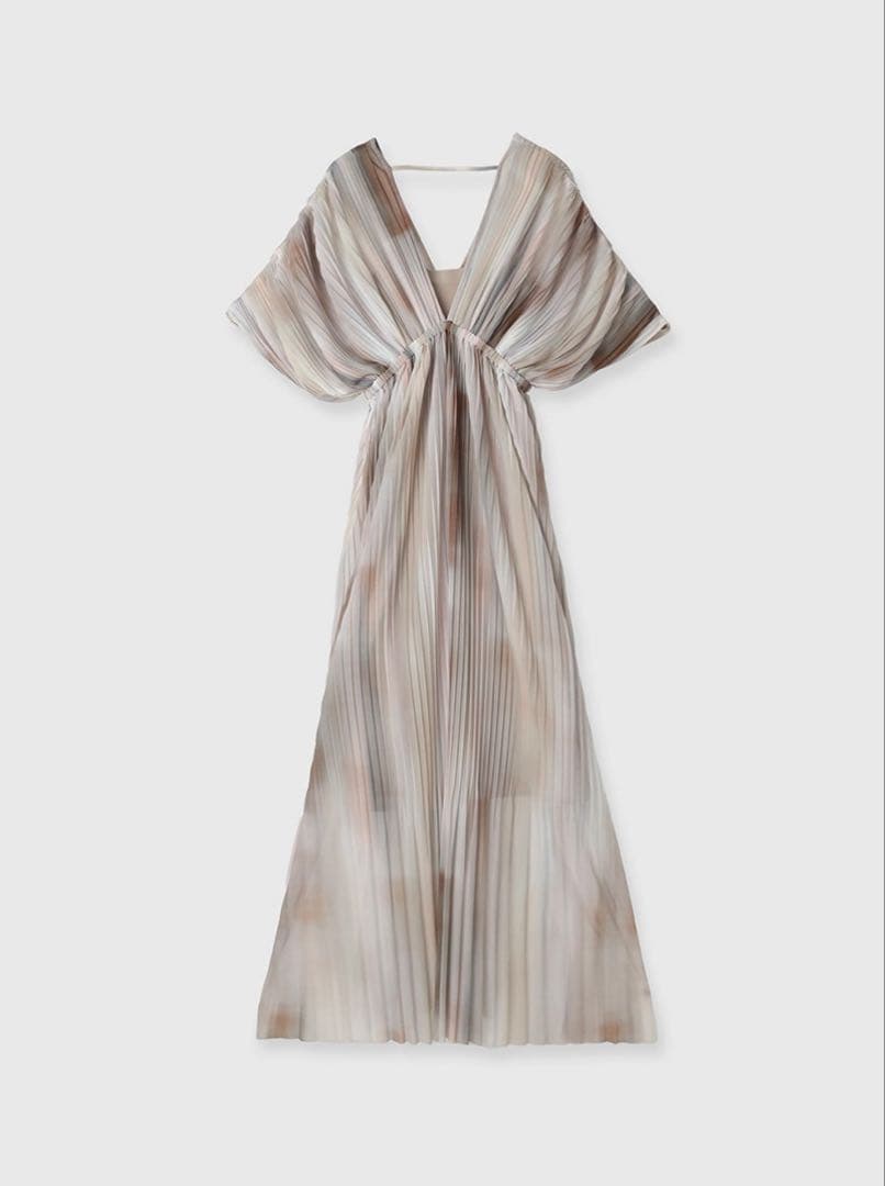 【美品】アニュアンス 完売品 アブストラクトパターンワンピース