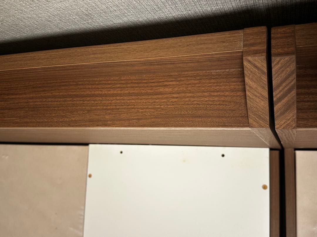 ブラウン ダブルベッド 引き出し付き　ニトリ　送料込