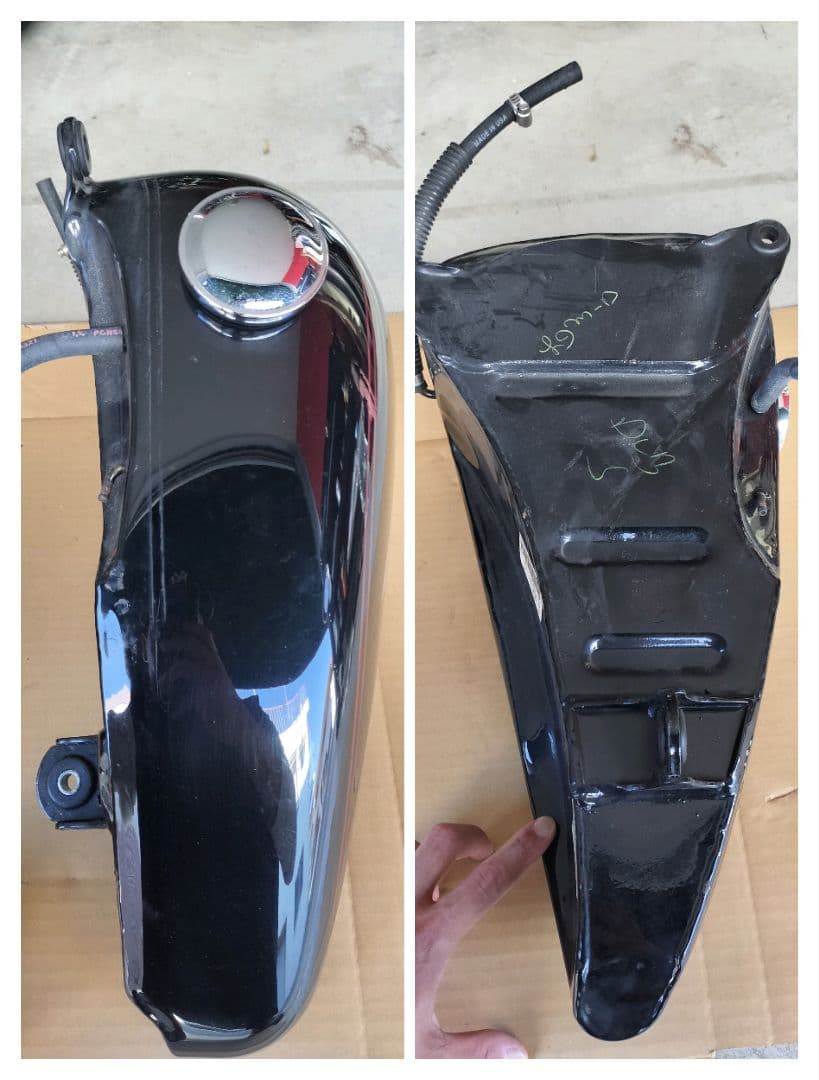 ハーレー　最終エボファットボーイ　純正燃料タンク