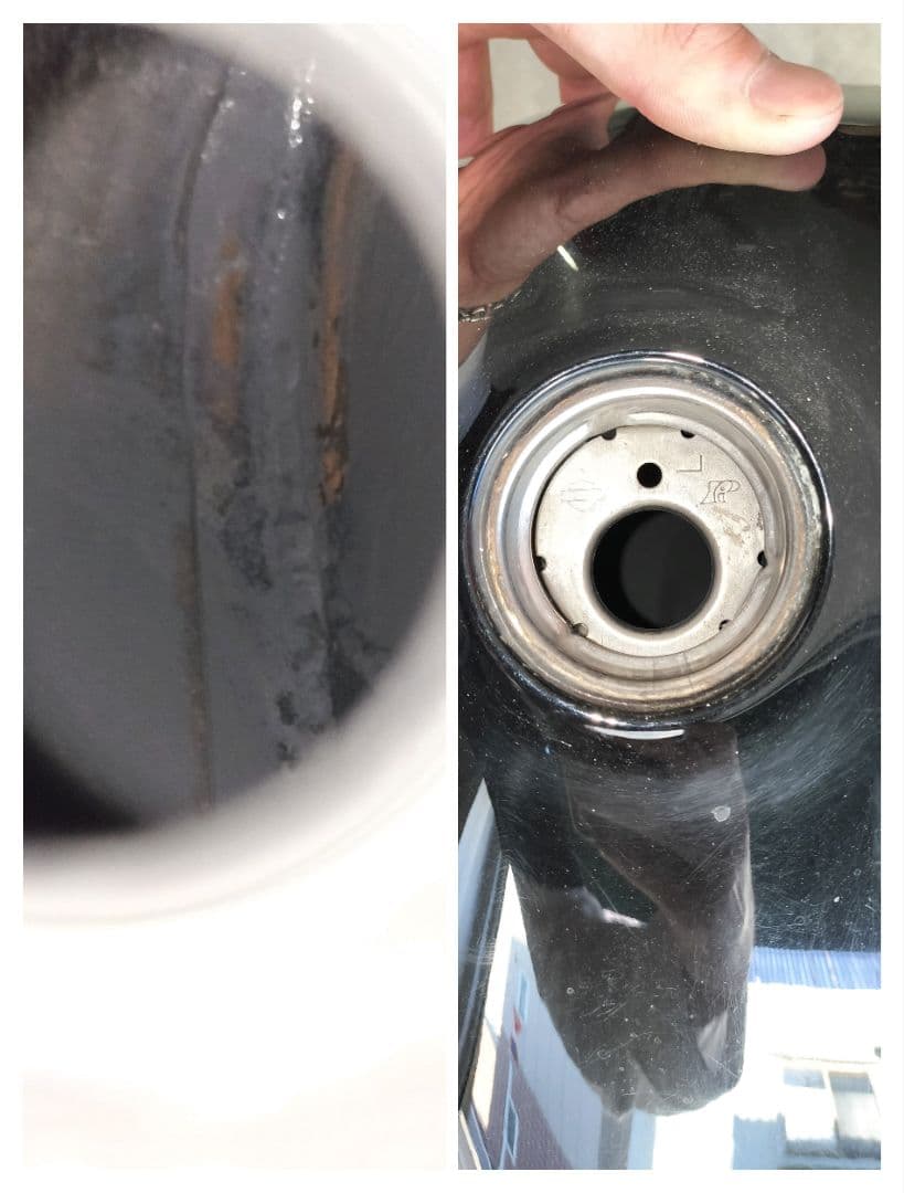 ハーレー　最終エボファットボーイ　純正燃料タンク