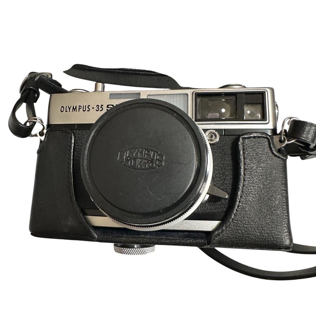 極美品Olympus 35 SP フィルムカメラ　レザーケース付