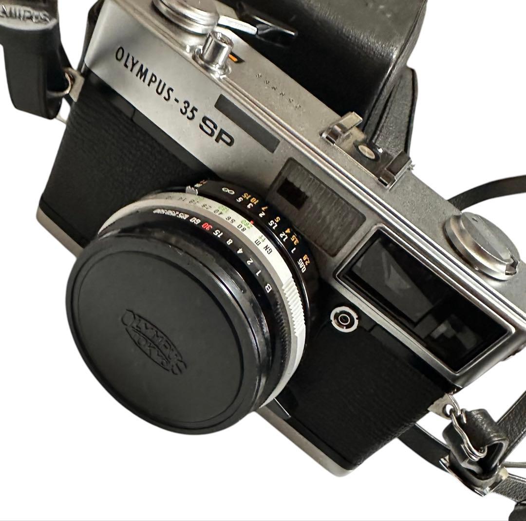 極美品Olympus 35 SP フィルムカメラ　レザーケース付