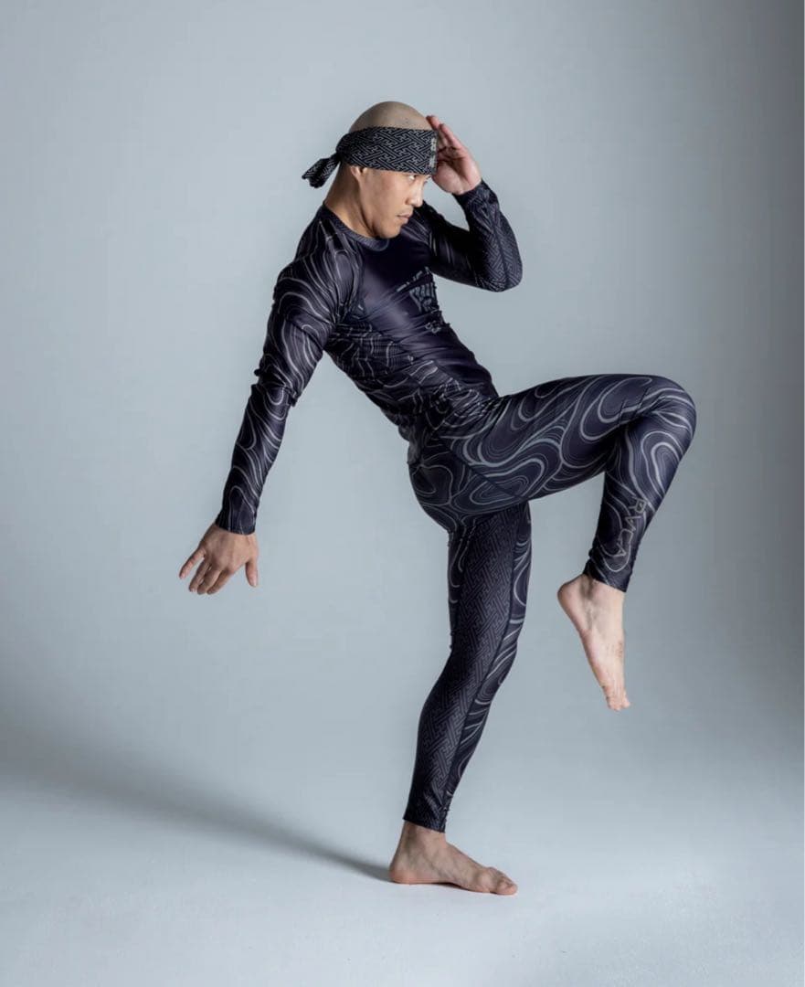 【美品】RVCA×KRAZY BEE×GAKKIN ルーカ インナーレギンス M