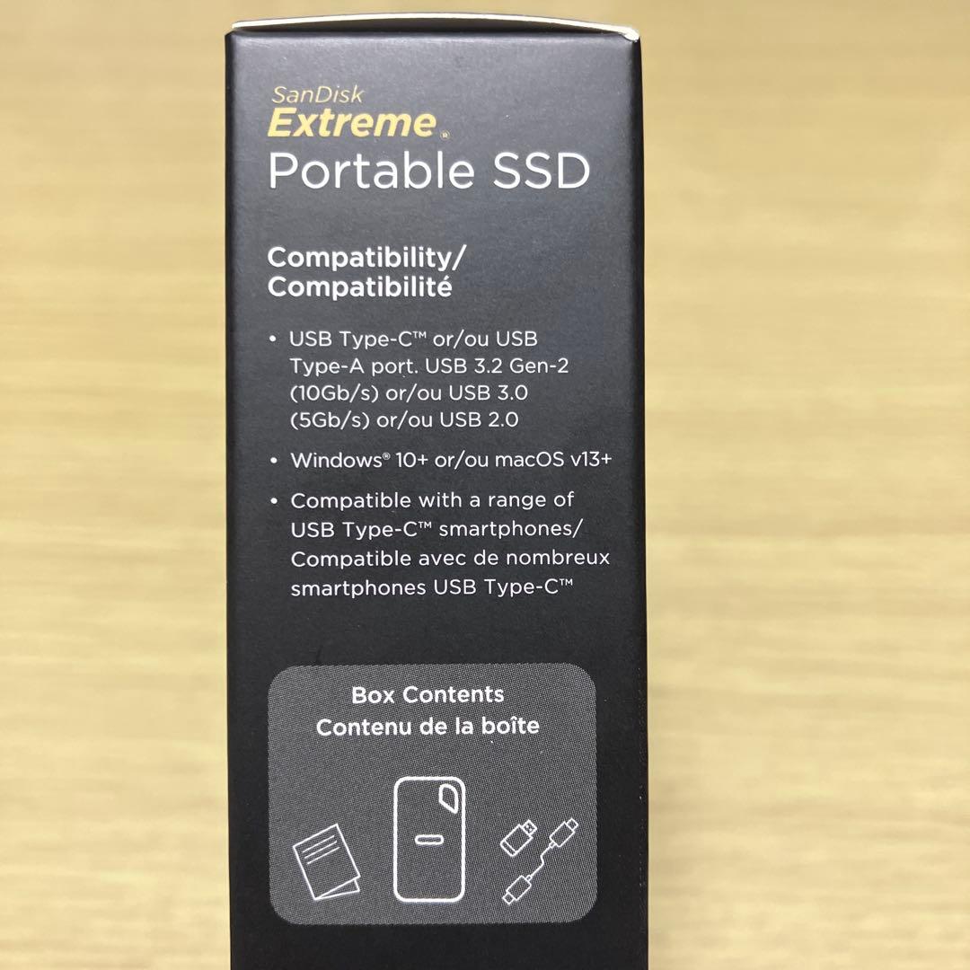 新品未開封 SanDisk Extreme Portable SSD 4TB
