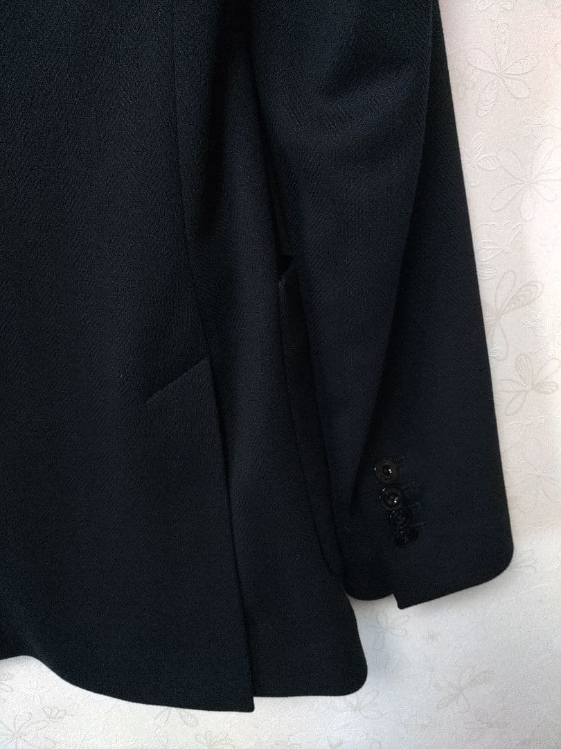 CIRCOLO 1901 テーラードジャケット　ブラック　ヘリンボーン
