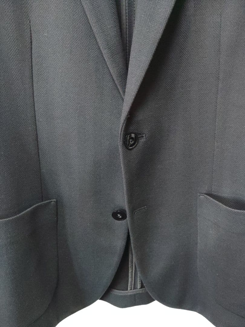 CIRCOLO 1901 テーラードジャケット　ブラック　ヘリンボーン