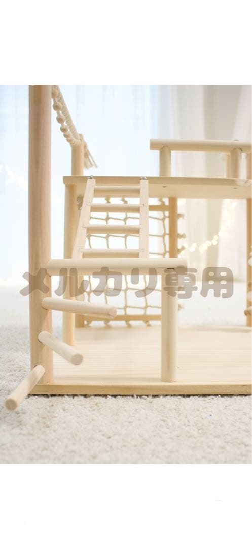 【値引き中】天然木のバードアスレチック