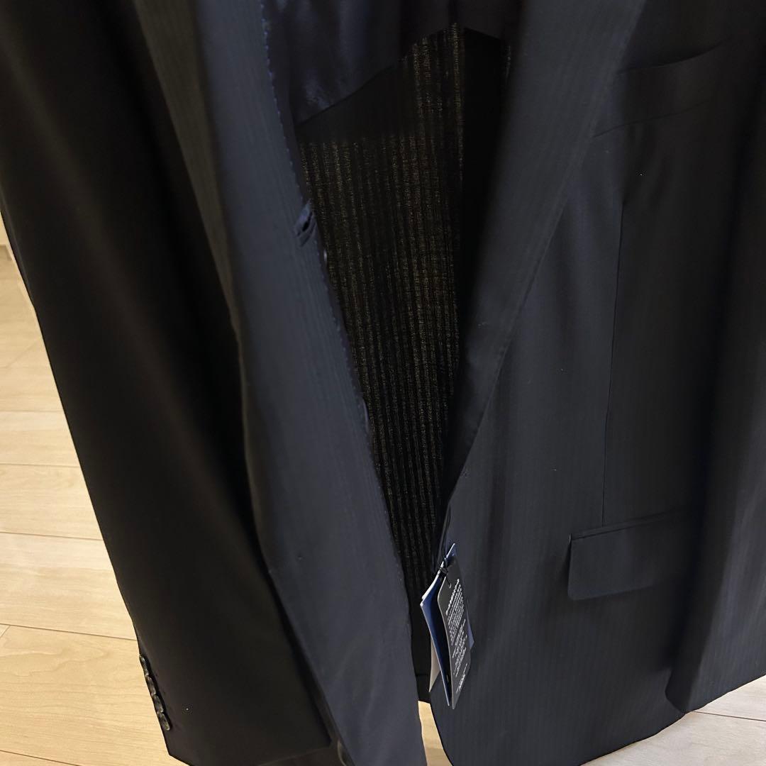 【新品】LONNER MAF NIKKE スーツ スーパー120s 黒 46C