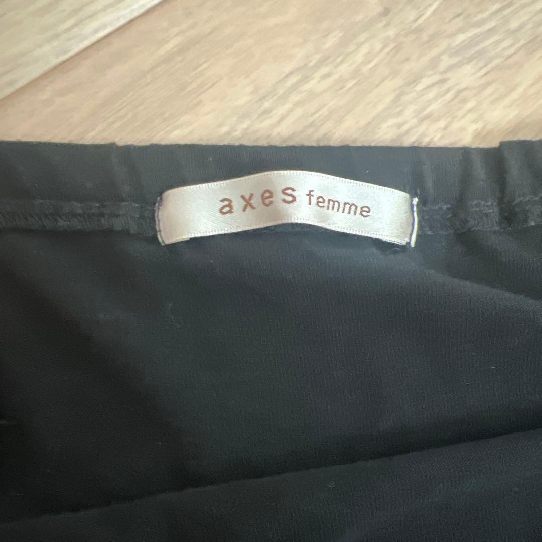 axes femme ビックリボン黒キャミソール Mサイズ