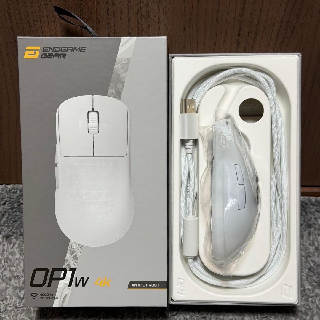 【美品】Endgame Gear OP1w 4K ホワイトフロスト