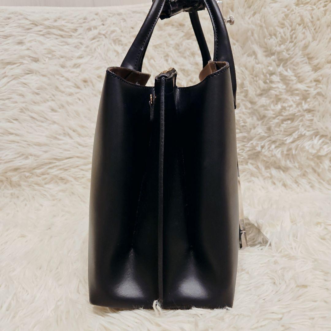 美品 イアクッチ 2way ハンドバッグ ショルダーバッグ ブラック ベラール