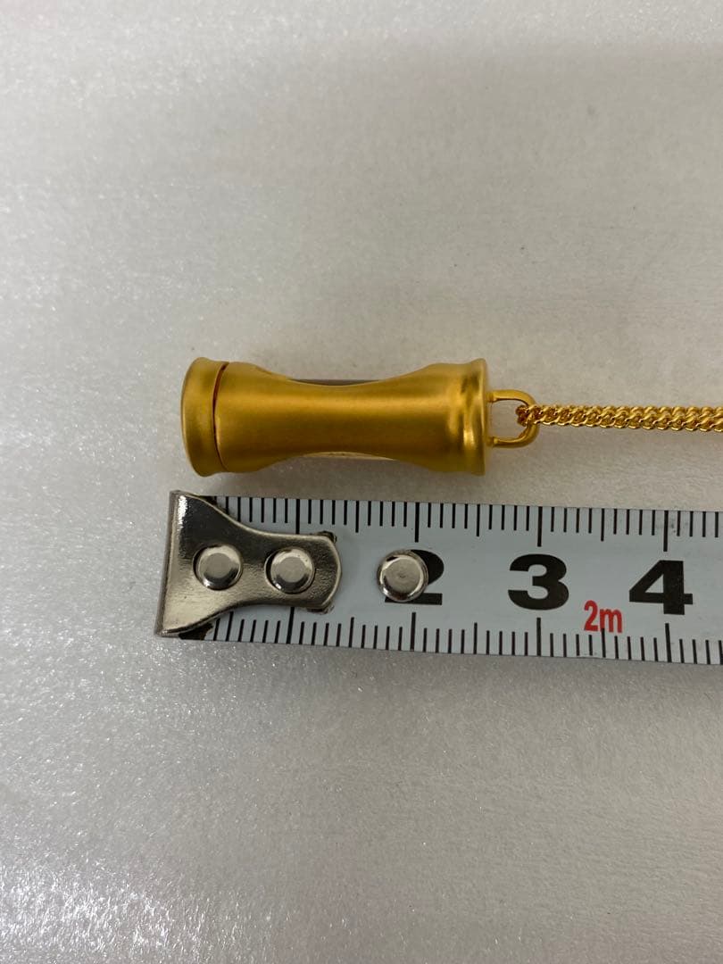 3-3328 二階堂 砂金 ネックレス ゴールド 桐箱 証明書付き