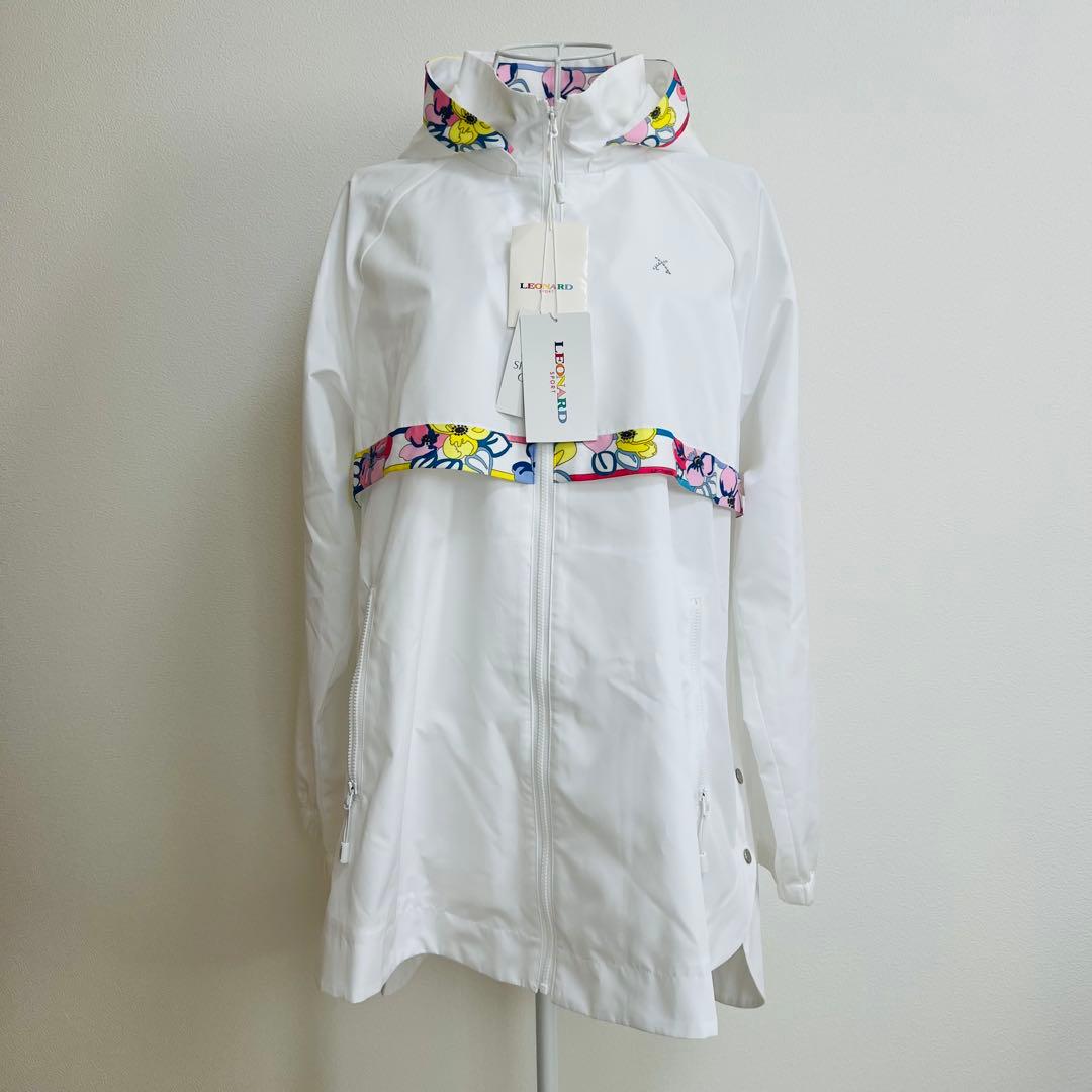 【新品未使用タグ付き】レオナール　ナイロンジャンバー