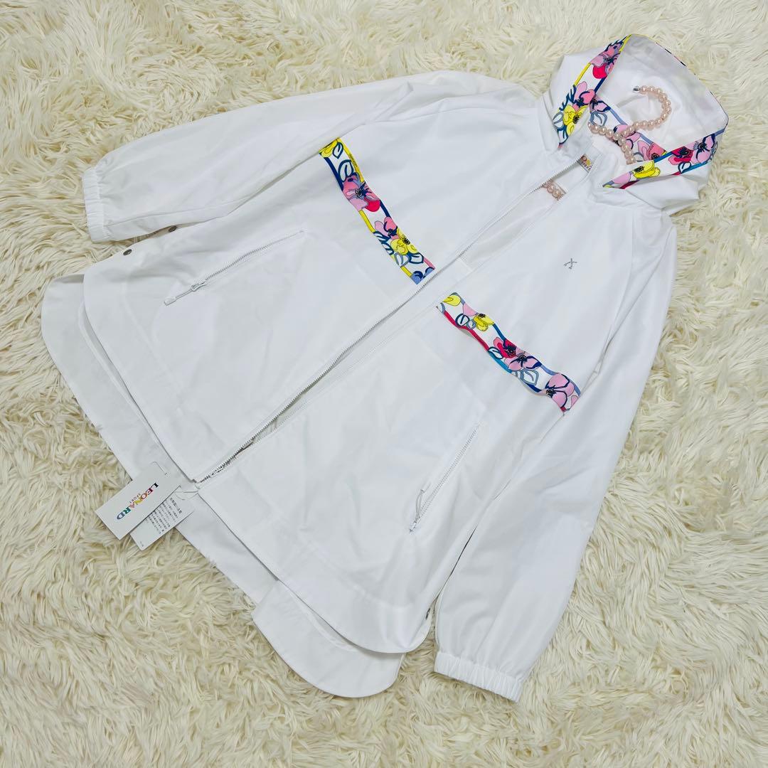 【新品未使用タグ付き】レオナール　ナイロンジャンバー