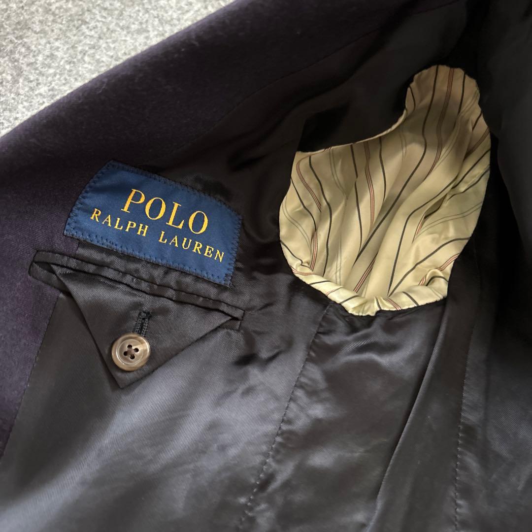 ラルフローレン キッズ スーツ 長袖シャツ ネクタイ 120 金ボタン ネイビー