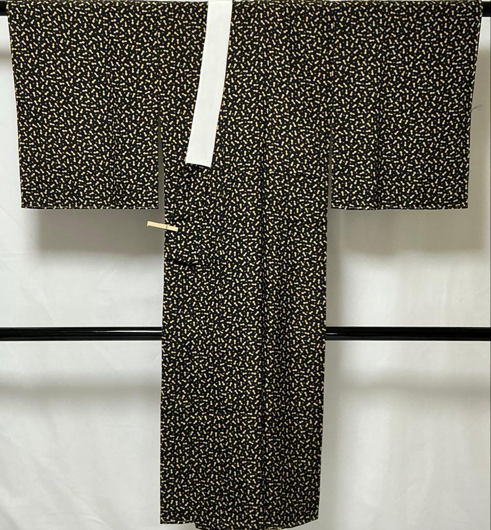 b160 正絹単衣　やまと誂製　長襦袢　半衿付　バチ衿　未使用しつけ付極美品着物