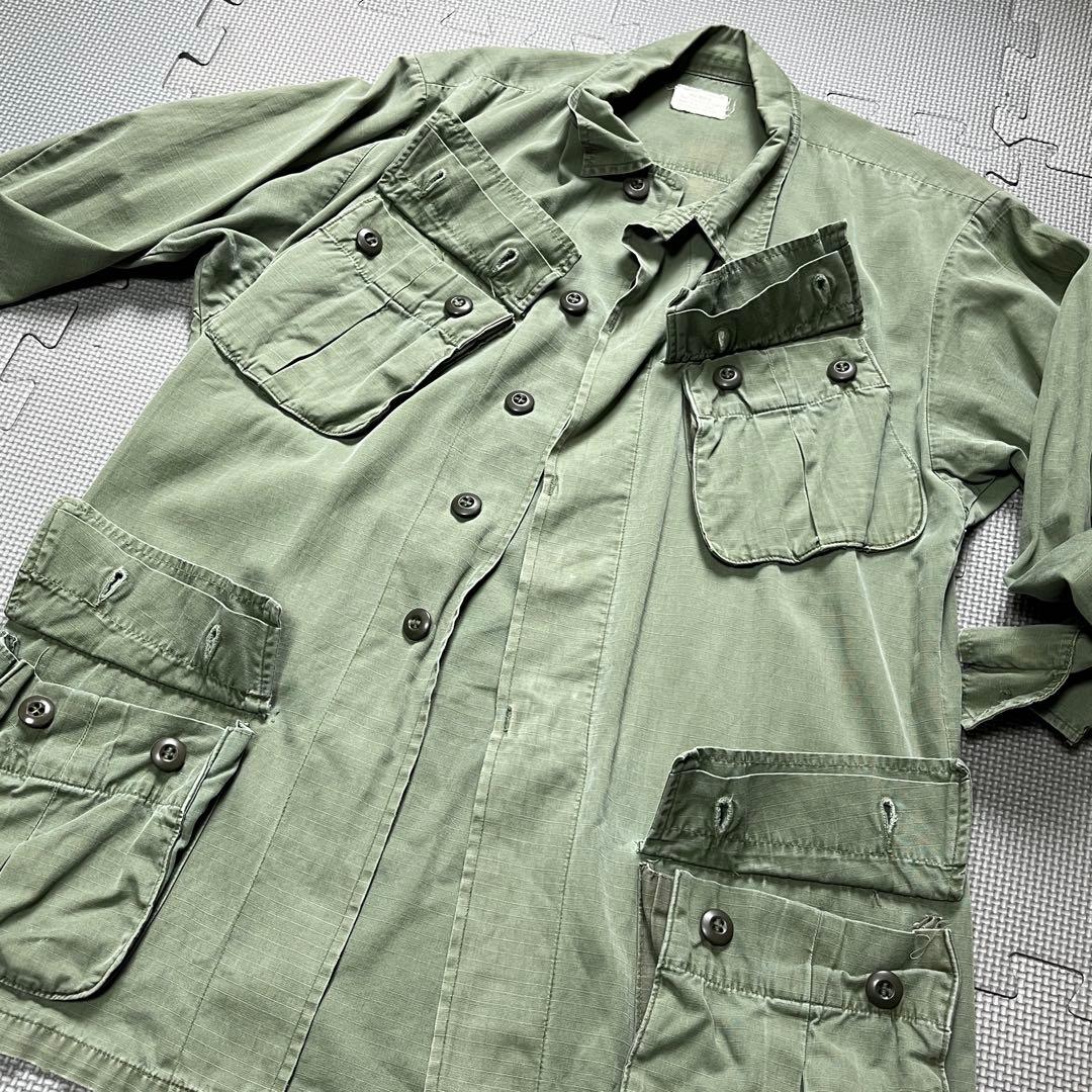 60s ジャングルファティーグ 実物 アメリカ軍 S-R