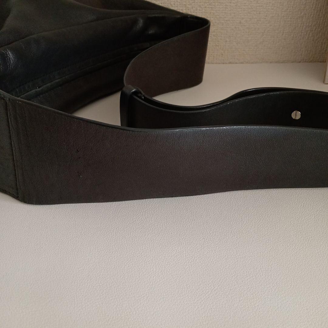 cosレザープリーツベルトバッグ