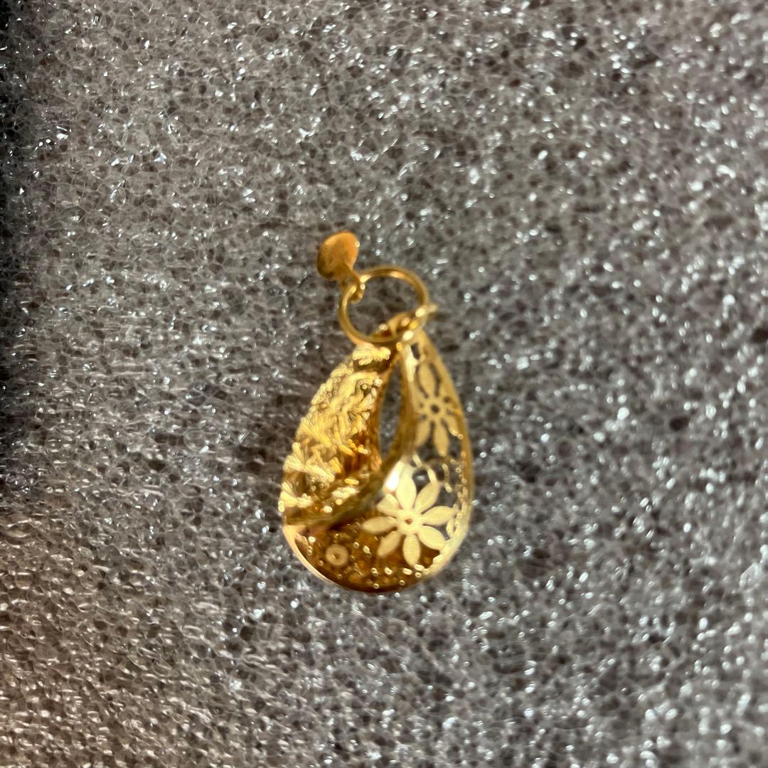 GSTV フィリグラーナピアリングチャーム（ペンダントトップ）k18YG