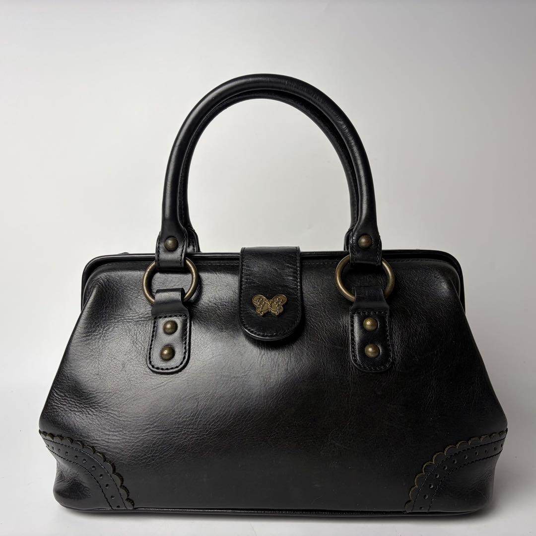 カンスケ ANNA SUIアナスイ ドクターズ ダレス ハンド バッグレザ