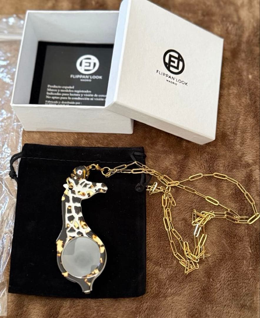 Flippan MEDALLON GIRAFFE ルーペ