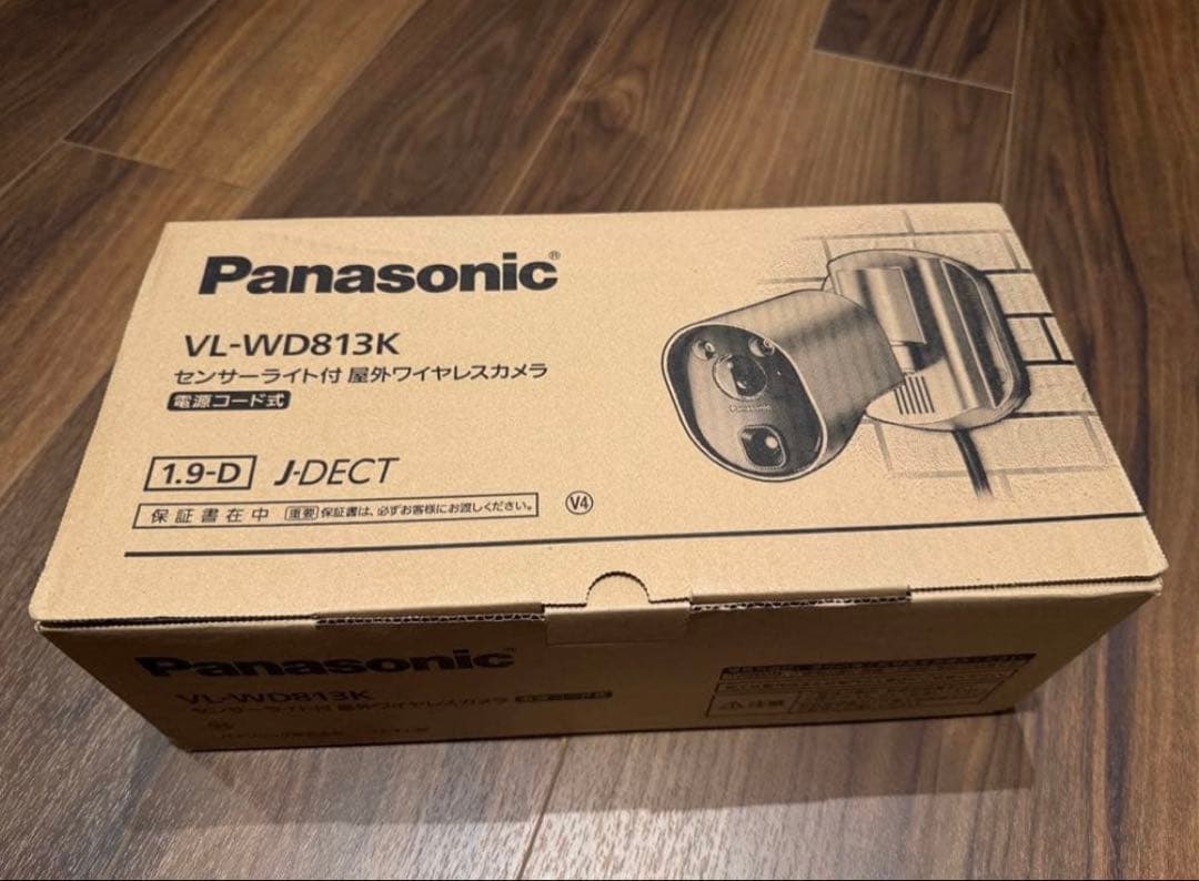 新品未開封ワイヤレスカメラ 防犯 パナソニック 屋外 VL-WD813K