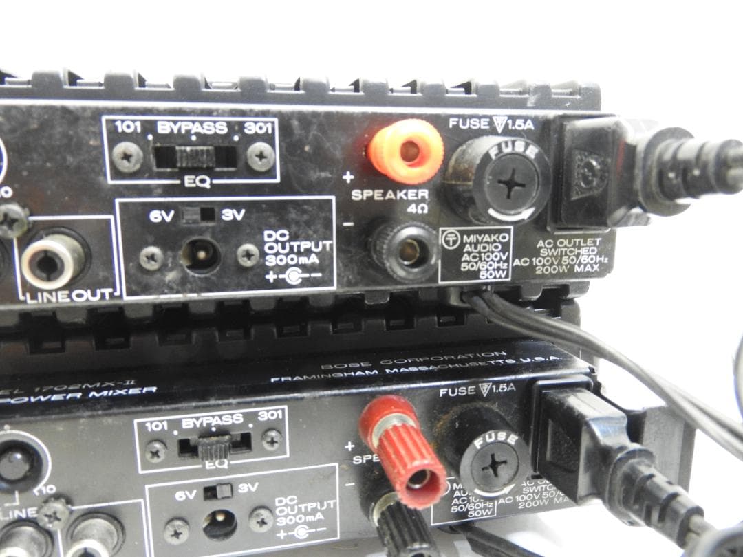 BOSE MODEL1702MX-II モノラルパワーアンプ 2台セット
