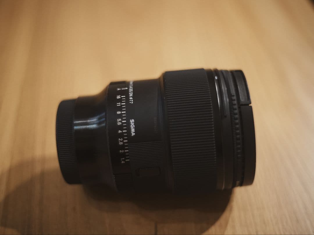 SIGMA 85mm f1.4 Eマウント　SONY