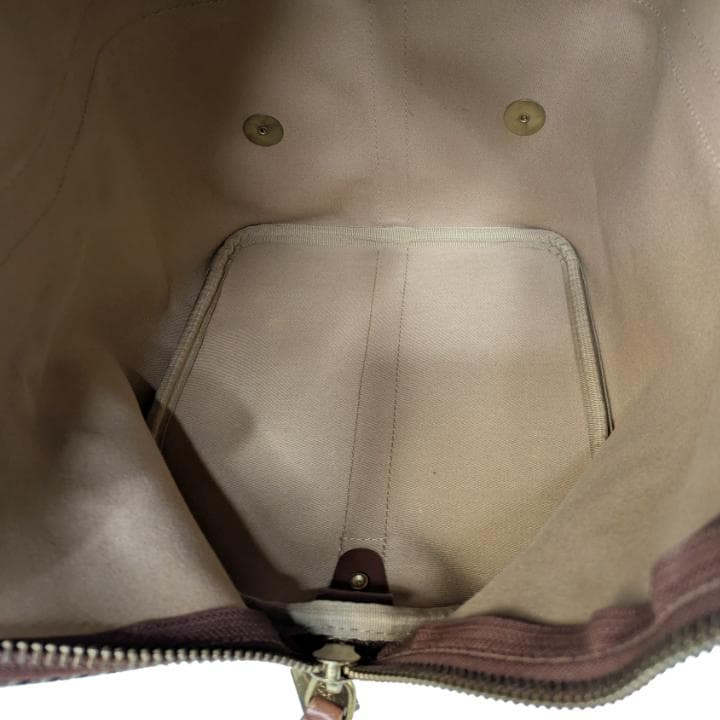 【極美品】ポロラルフローレン ボストンバッグ 千鳥柄 2way PVC レザー