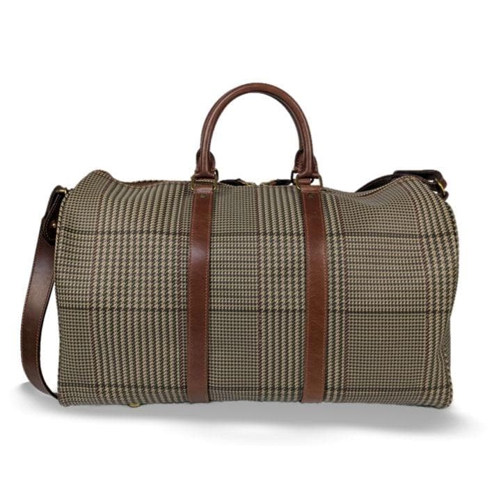 【極美品】ポロラルフローレン ボストンバッグ 千鳥柄 2way PVC レザー