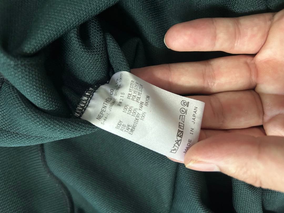 な*ゅ様 ニードルズ NEEDLES トラック クルーネック シャツ ポリスムー