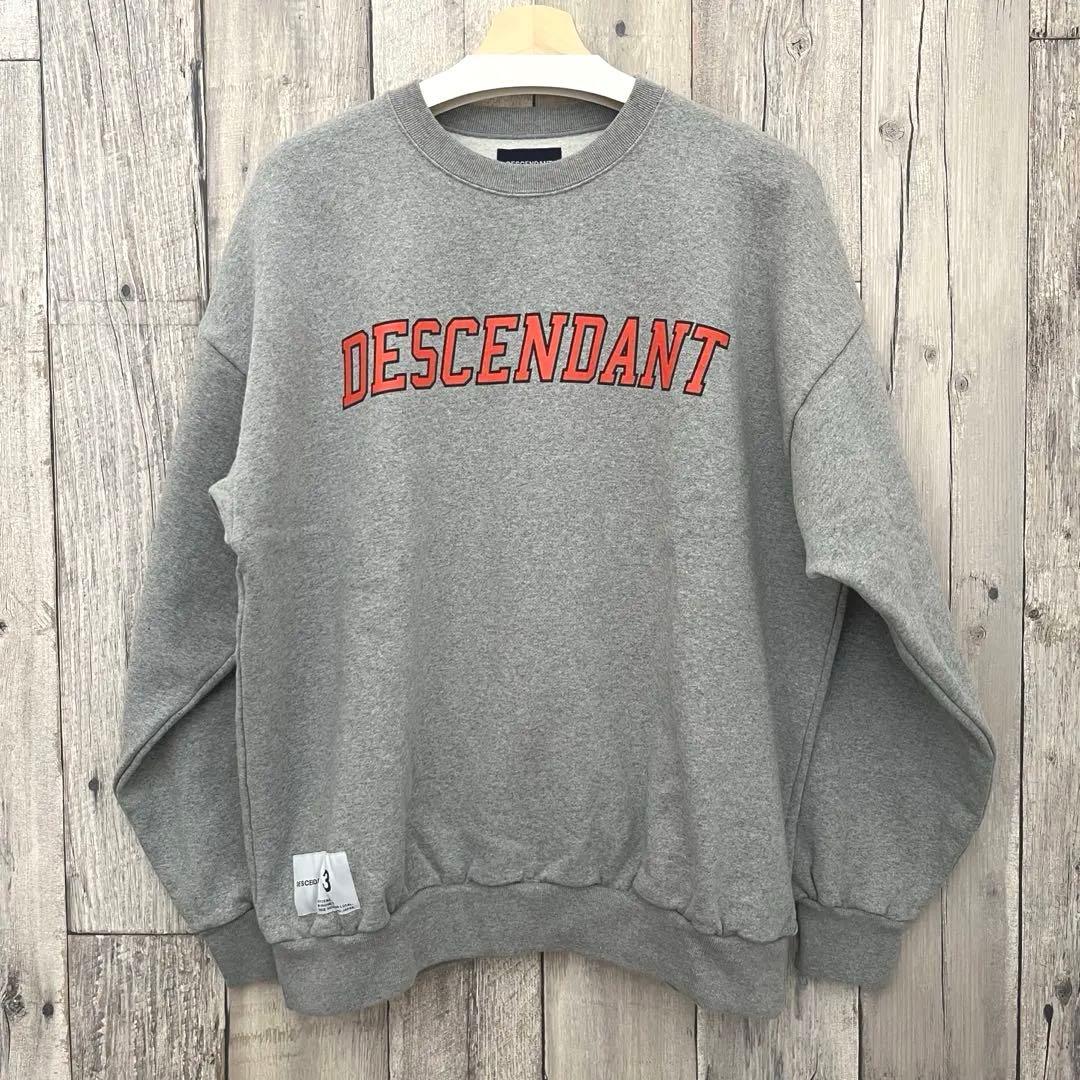 トップス DESCENDANT/DIRT CREW NECK (GRAY)